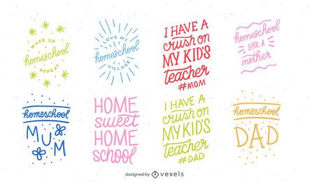 Homeschool Lettering Design Pack Homeschool Lettering Design Pack