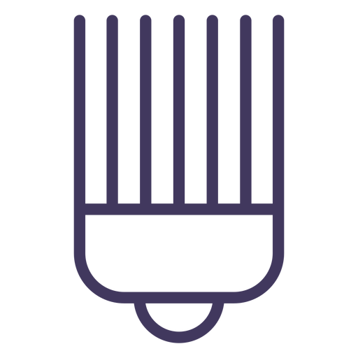 Afro comb icon afro PNG Design