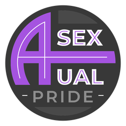 Insignia de orgullo asexual Diseño PNG