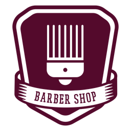Crachá de barbearia Desenho PNG