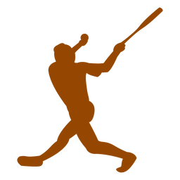 Massa batendo a silhueta de bola Desenho PNG