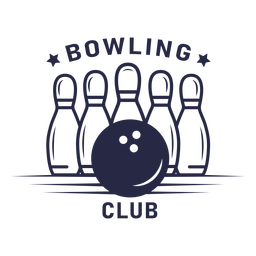 Neon Bowling Sign - Transparent PNG & SVG vector file