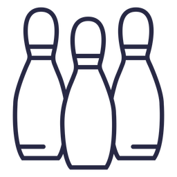 Bowling Pins Alligned Icon Transparent Png Svg Vector File