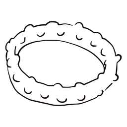 Collar chew toy doodle PNG Design