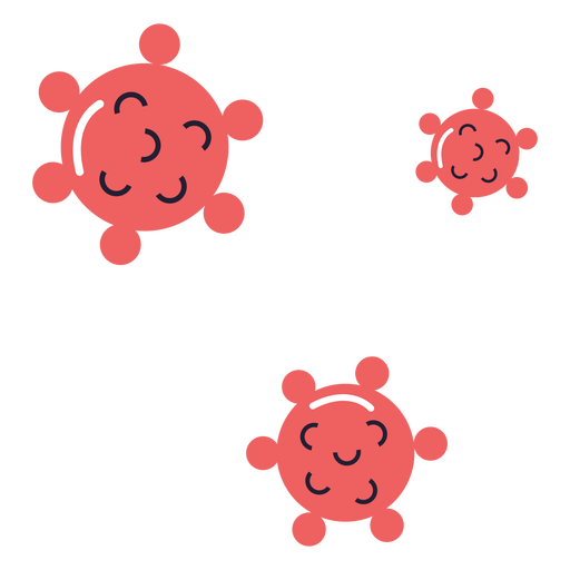 Covid 19 virus spore illustration PNG Design