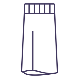 Ícone do recipiente de creme Desenho PNG