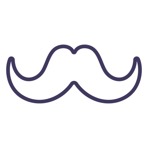 Icono De Bigote Curvilíneo Descargar Pngsvg Transparente