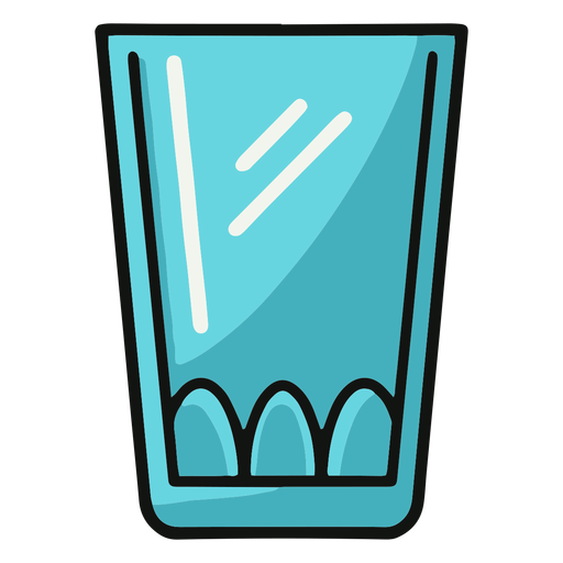 Drinking glass illustration PNG Design