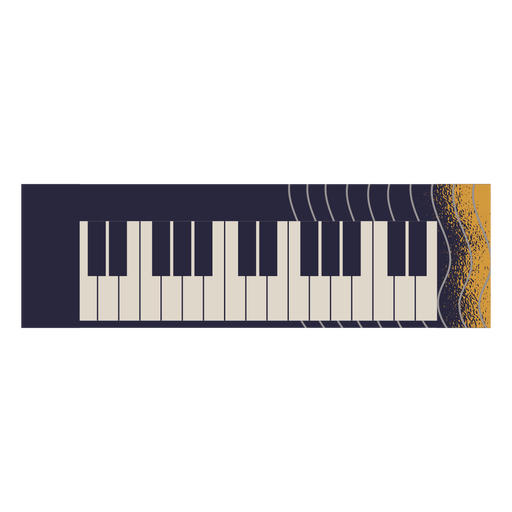 Illustration des E-Piano-Instruments PNG-Design