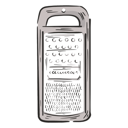 Grater colored hand drawn PNG Design
