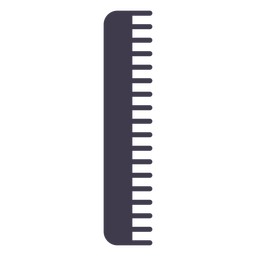 Silhueta de pente de cabelo Desenho PNG