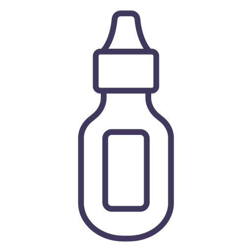 Hair ink container icon PNG Design