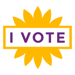 I vote badge I vote badge