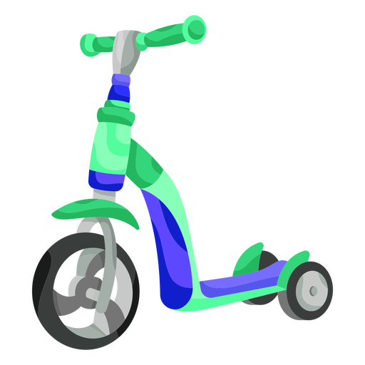 Kid tricycle illustration PNG Design