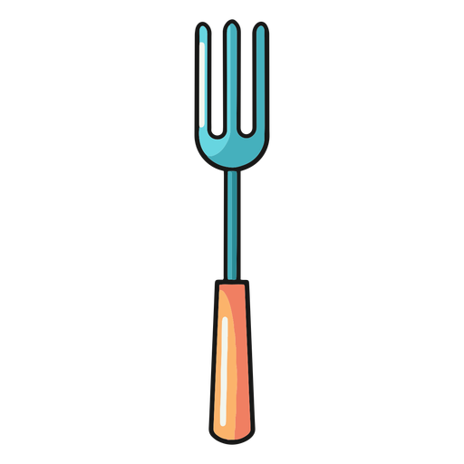 Ilustración de tenedor de cocina Diseño PNG