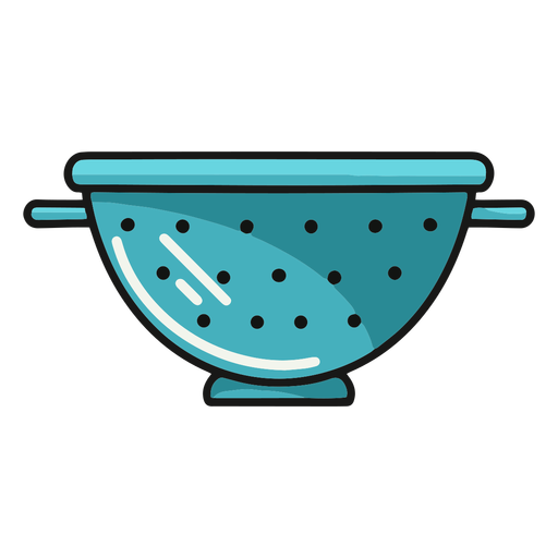 Kitchen strainer illustration Transparent PNG & SVG vector file