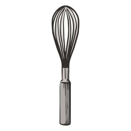 Kitchen wisk colored hand drawn PNG Design