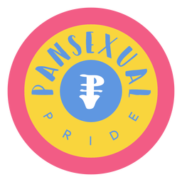 Insignia de orgullo pansexual Diseño PNG