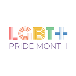 Orgullo mes lgbt + insignia Diseño PNG