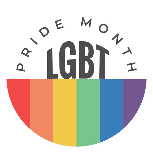 Pride month lgbt badge Transparent PNG & SVG vector file