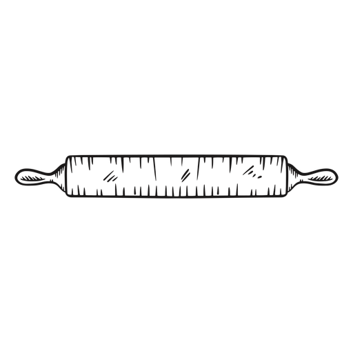 Rolling pin hand drawn PNG Design