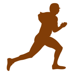 Silhueta de corredor de beisebol Desenho PNG