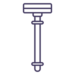 Ícone de aparelho de barbear Desenho PNG