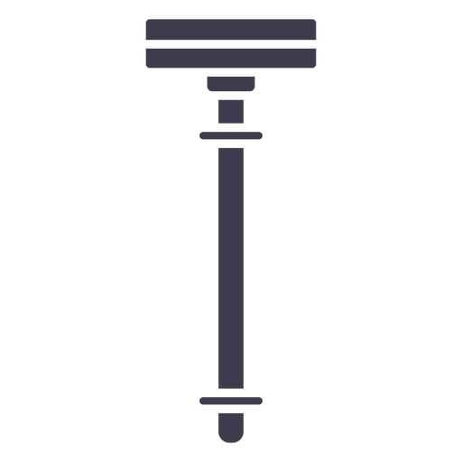 Safety razor silhouette PNG Design
