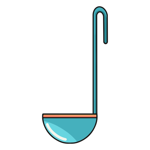 Serving spoon illustration