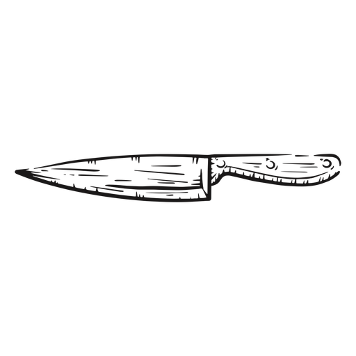 Scharfe Messerhand gezeichnet PNG-Design
