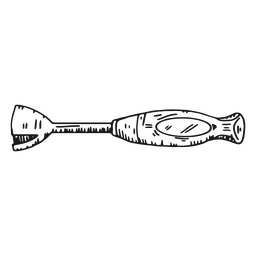 Stick Mixer detaillierte Hand gezeichnet PNG-Design