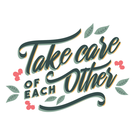 Take care lettering - Transparent PNG & SVG vector file