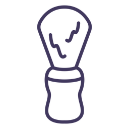 Ícone de pente de barbeiro usado Desenho PNG