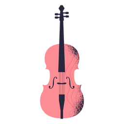 Violin instrument illustration PNG Design