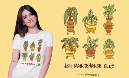 High maintenance club t-shirt design High maintenance club t-shirt design
