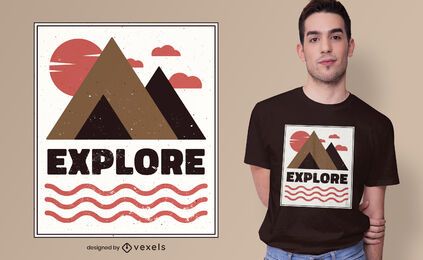 Explore t-shirt design Explore t-shirt design