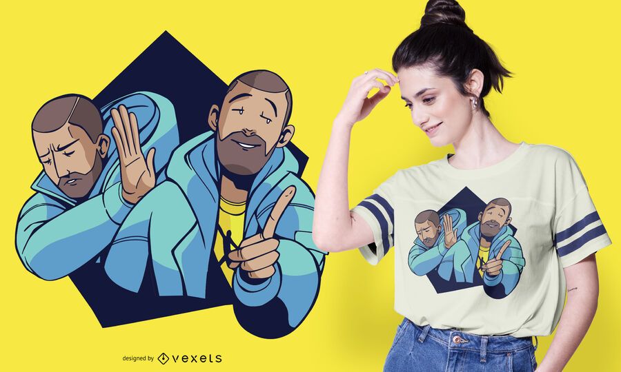 Hotline dance meme t-shirt design Hotline dance meme t-shirt design