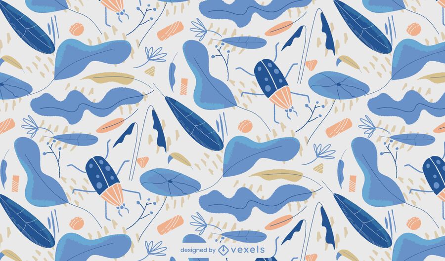 Design de padrão azul inverno Design de padrão azul inverno