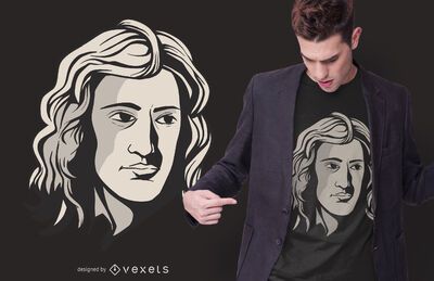 「NEWTON PORTRAITS」 Isaac Newton portrait engraving | MIT Museum