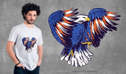 Diseño de camiseta de American Eagle Illustration Diseño de camiseta de American Eagle Illustration
