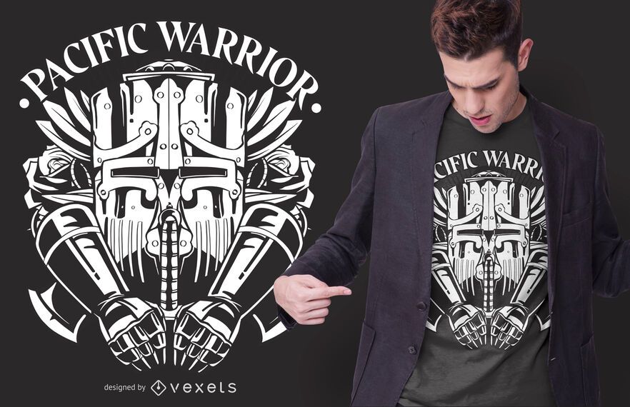 Pacific Warrior T-shirt Design Pacific Warrior T-shirt Design