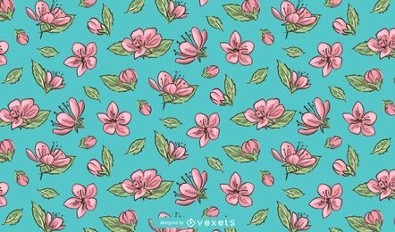 Sakura Flower Pattern Design