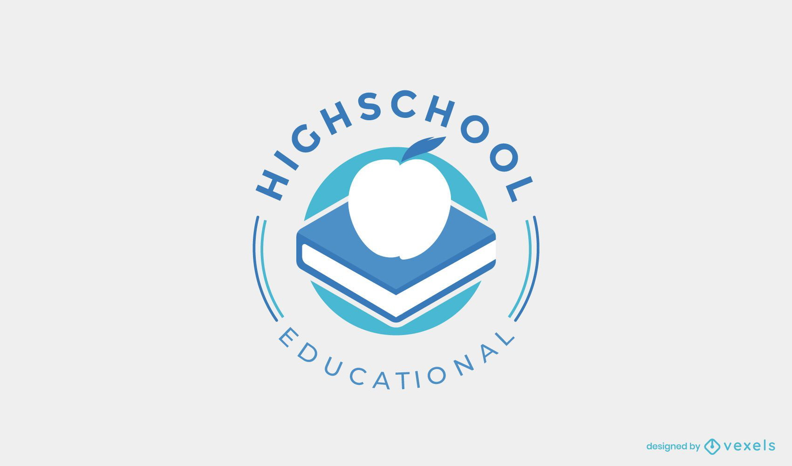 Highschool Library Logo Design