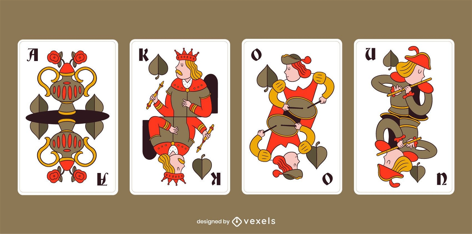 Bavarian Playing Cards Leaf Pack