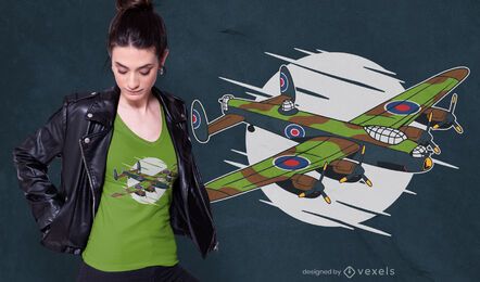 Lancaster Bomber T-shirt Design