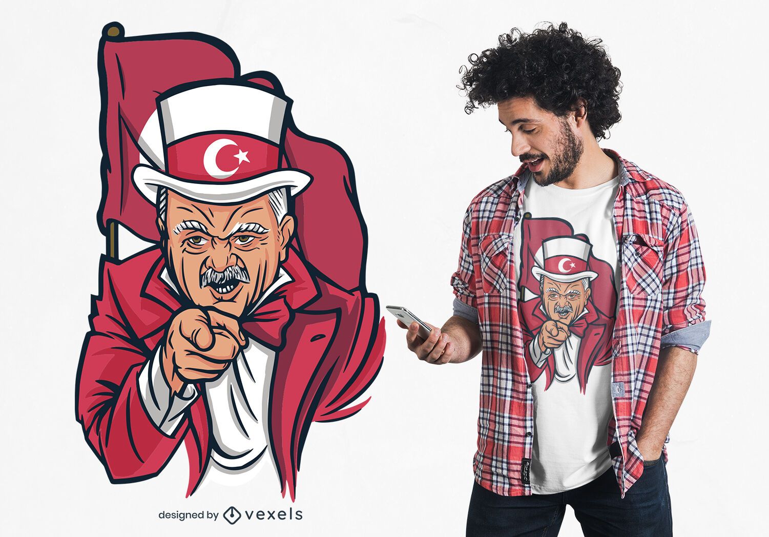 Erdogan Parody T-shirt Design