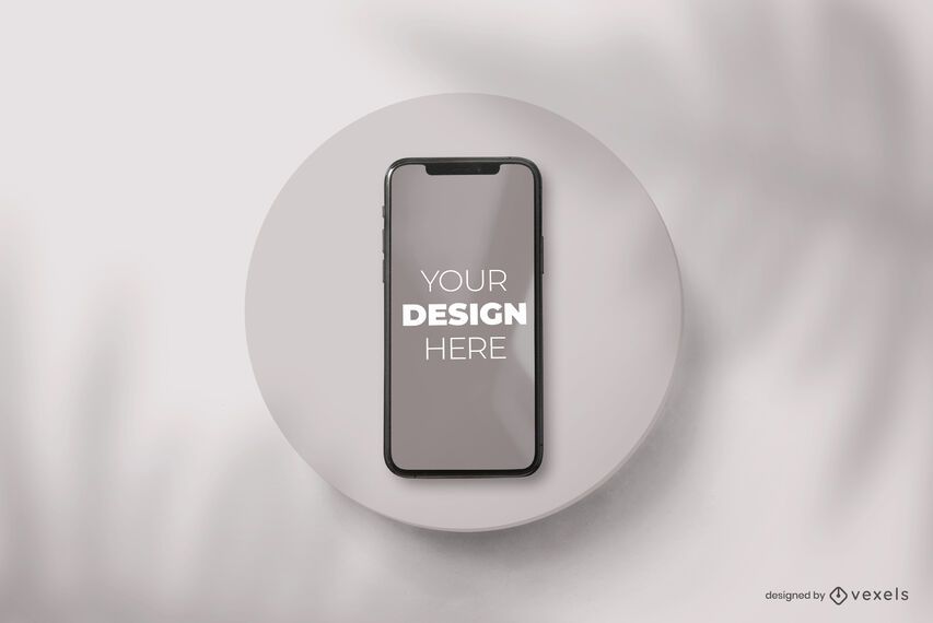 Phone plate mockup composition Phone plate mockup composition