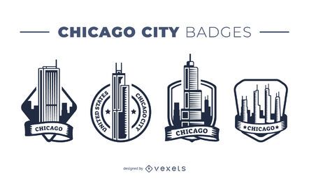 Chicago City Badge Pack Chicago City Badge Pack