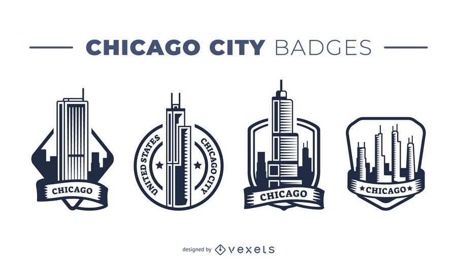 Chicago City Badge Pack Chicago City Badge Pack