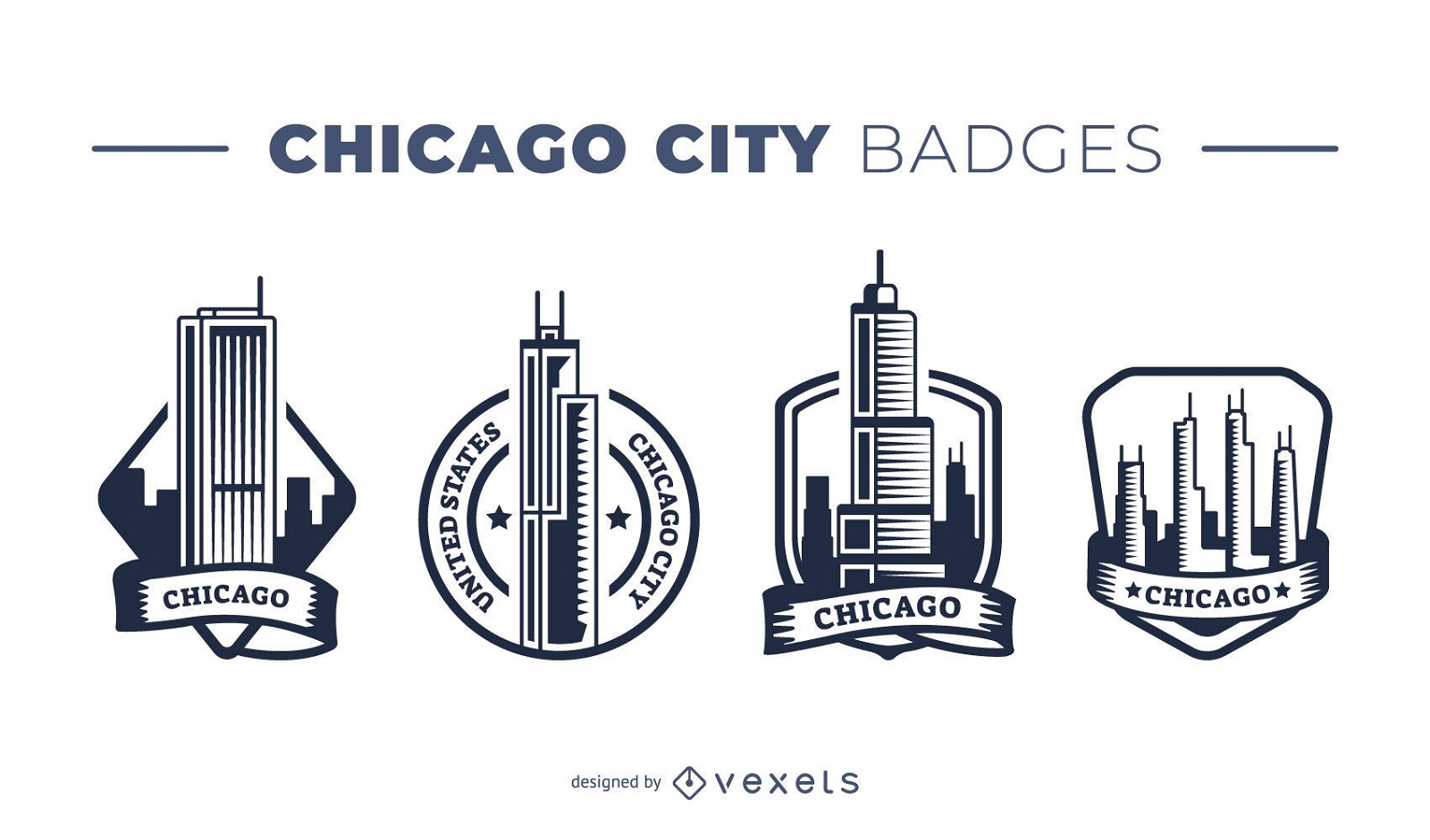 Chicago City Abzeichen Pack